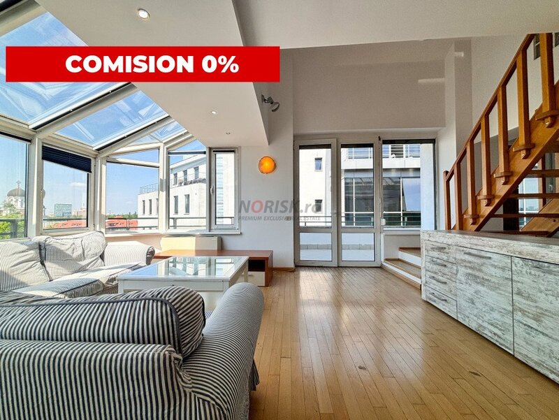 Apartament 3 Camere tip DUPLEX + Terasa Arcul de TRIUMF Bloc 2002